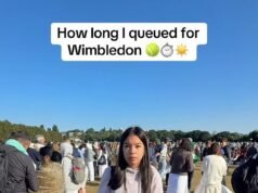 Come gli influencer hanno rovinato la coda di Wimbledon: gli appassionati di tennis britannici vengono allontanati dopo che i creatori di contenuti hanno incoraggiato migliaia di turisti a sciamare SW19 in video virali