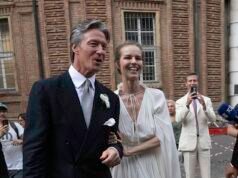 Eva Herzigova, 53 anni, stupisce con un abito da sposa Lanvin mentre finalmente sposa l’uomo d’affari Gregorio Marsiaj in Italia dopo 25 anni insieme