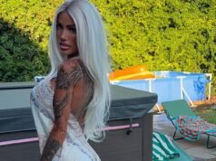 Katie Price sfoggia un look completamente nuovo con una parrucca color platino mentre rivela che ha intenzione di abbandonare i suoi capelli nero corvino