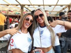 Migliaia di tifosi inglesi riempiono pub e fan zone dopo essersi assentati presto dal lavoro per assicurarsi un posto per la semifinale contro l’Argentina