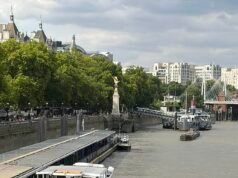 Cinque agenti di polizia sono rimasti feriti dopo che alcuni hanno dovuto essere tirati fuori dal Tamigi mentre una motovedetta armata si schianta vicino al ponte di Westminster