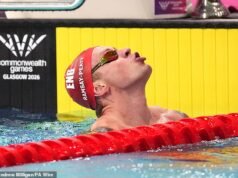 “Non so nemmeno come sarà il domani”: Adam Ramsay-Peaty invia un messaggio criptico sulle Olimpiadi dopo essere mancato ANCORA l’oro ai Giochi del Commonwealth mentre il nuotatore ammette di essersi sentito “fuori” a Glasgow
