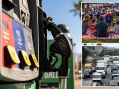 Gli americani si sono messi in viaggio in numero record il 4 luglio, nonostante gli alti prezzi della benzina