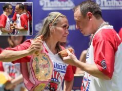 Joey Chestnut e Miki Sudo tornano per difendere i titoli al famoso concorso di mangiatori di hot dog di Nathan
