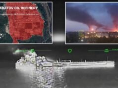 I droni ucraini colpiscono gli impianti petroliferi russi e incendiano altre petroliere