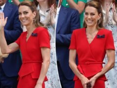 Kate Middleton fa girare la testa con un accattivante abito rosso per l’apparizione a Wimbledon 2026