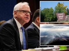 Tim Walz mobilita la Guardia Nazionale per combattere gli incendi in Minnesota
