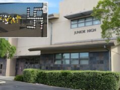 Svastica e insulti razzisti rimossi dalla scuola elementare della California: genitori indignati sui social media