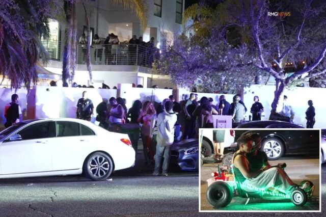 Una massiccia festa in stile Project X con oltre 2.000 persone nella villa di una celebrità a Los Angeles provoca il caos più totale
