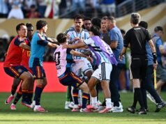 La FIFA indaga sulla rissa in campo dopo la finale dei Mondiali Spagna-Argentina