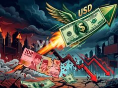 La rupia scende a 18.014 IDR per dollaro USA a causa dell’escalation geopolitica in Medio Oriente