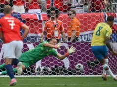 Risultati primo tempo Brasile-Norvegia: il rigore di Bruno Guimaraes viene parato da Nyland, il punteggio è ancora 0-0