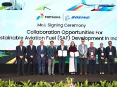 Pertamina e Boeing esplorano le opportunità di sviluppo dell’ecosistema SAF indonesiano