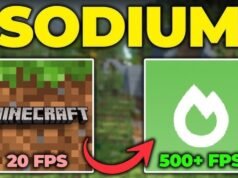 L’ultimo collegamento per il download del mod Minecraft di Sodium 2026, rende il gioco più fluido!