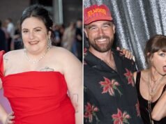 La battuta audace di Lena Dunham al matrimonio di Taylor Swift e Travis Kelce ha lasciato gli ospiti senza fiato