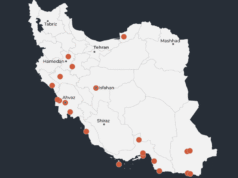 Mappatura degli ultimi attacchi statunitensi in tutto l’Iran