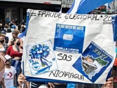 I comunisti del Nicaragua annunciano la fine per sempre delle elezioni