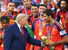 Trump premia la Spagna vittoriosa con medaglie e trofei ai Mondiali