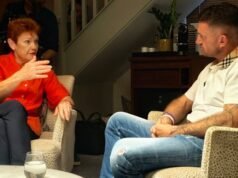 All’interno della città britannica Pauline Hanson non può sopportare