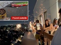 Un grattacielo di lusso a New York colpito da fuochi d’artificio illegali, mandando in fuga gli inquilini di Tony: “Sono stato colpito al petto”