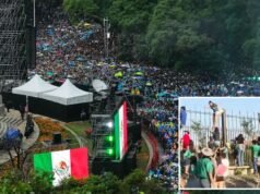 Il Mexico Fan Fest si trasforma in fan gasati dalla forza civile