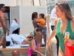Dianna Russini avvistata in crociera di lusso con marito e figli mentre ricostruiscono il matrimonio dopo lo scandalo fotografico di Mike Vrabel