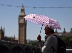 Il giugno più caldo mai registrato per l’Inghilterra, il secondo più caldo per il Regno Unito, afferma il Met Office
