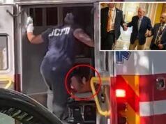 Mitch McConnell è stato caricato in ambulanza in barella dopo un arresto cardiaco