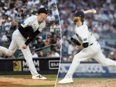 I soccorritori degli Yankees calmano la formazione dei Dodgers per salvare la divisione del doubleheader dopo il sacrificio di Aaron Boone in Gara 1