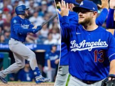 Max Muncy scala la classifica dei fuoricampo dei Dodgers vincendo sui Phillies