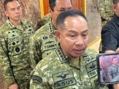 Comandante delle Forze Armate Indonesiane (TNI): Sono responsabile della sicurezza dei cittadini in tutta l’Indonesia