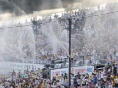 Coreia do Sul cancela dois dias de beisebol devido ao calor intenso.