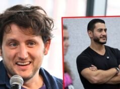 La star di ‘Silicon Valley’ Zach Woods si congratula con Abdul El-Sayed mentre critica i suoi abiti da: ‘Sembri il CEO di Manscaped’