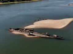 Il Danubio in secca rivela imbarcazioni dell’era nazista e i pericoli del caldo