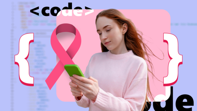 woman-using-a-smartphone-beside-a-breast-cancer-awareness-ribbon-and-coding-symbols.png