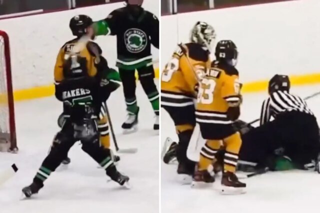 Una giovane stella dell’hockey su ghiaccio attacca un giocatore rivale, scatenando reazioni negative e chiedendo il divieto permanente Una giovane stella dell’hockey su ghiaccio attacca un giocatore rivale, scatenando reazioni negative e chiedendo il divieto permanente