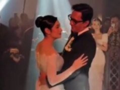 Amanda Rigby carica il momento del ricevimento con Andre Taulany: L’amore è nell’aria