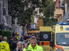Quattro turisti americani tra i sei uccisi nell’esplosione di un edificio ad Atene