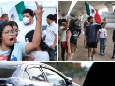Scoppiano proteste ad Austin dopo che, secondo quanto riferito, un ufficiale dell’ICE spara e ferisce mentre fuggiva da uno straniero illegale