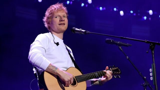 Ed Sheeran si rivolge al Macklemore Fallout al primo concerto