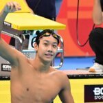 Il nuotatore cinese entra nella storia dei Giochi Asiatici grazie al velocista tailandese che vince i 100 metri su pista