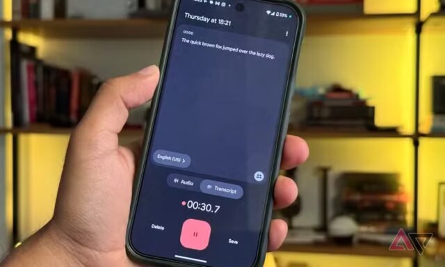 L’app Google Recorder sta ottenendo una funzionalità comoda che avrebbe dovuto essere distribuita anni fa