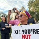Guarda dal vivo: i manifestanti si riuniscono a Washington per protestare contro la visita cinese di Xi Jinping