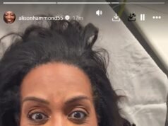 Alison Hammond condivide un video dal suo letto d’ospedale e dice che le stanno controllando il cuore dopo che è stata vista stringersi il petto ed essere andata in onda in diretta su This Morning