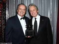 EDEN RISERVATO: Lo spettacolo è finito adesso per Jack Nicholson, dice Douglas