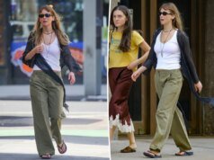 I chino Banana Republic di Jennifer Lawrence sono la perfetta alternativa al denim autunnale