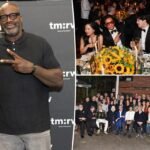 Shaquille O’Neal fa canestro a Times Square, Andrew Garfield va alla première del NYFF e altri avvistamenti