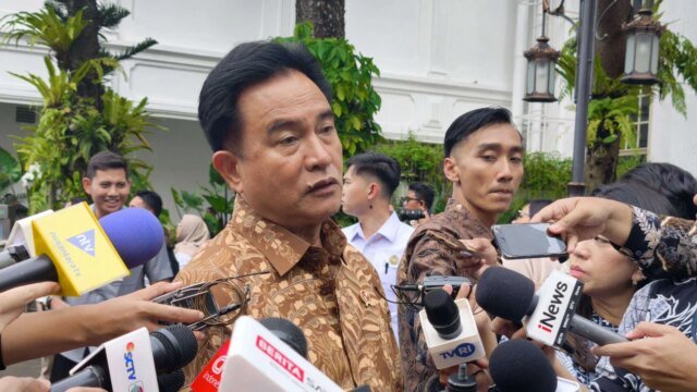 Il Ministro coordinatore per la Legge e i Diritti Umani, Immipas, Yusril Ihza Mahendra apre la sua voce riguardo alla proposta di modifica della definizione di corruzione