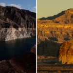 La mappa mostra le città che non hanno riserve idriche se il lago Powell e Mead falliscono