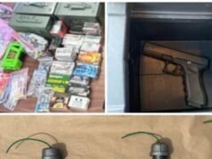 Uomo del Texas trovato con pipe bomb, pistole e tre stranieri illegali vicino al confine